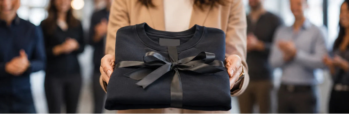 Geschenkshirt mit Schleife – personalisierbar & individuell gestaltbar