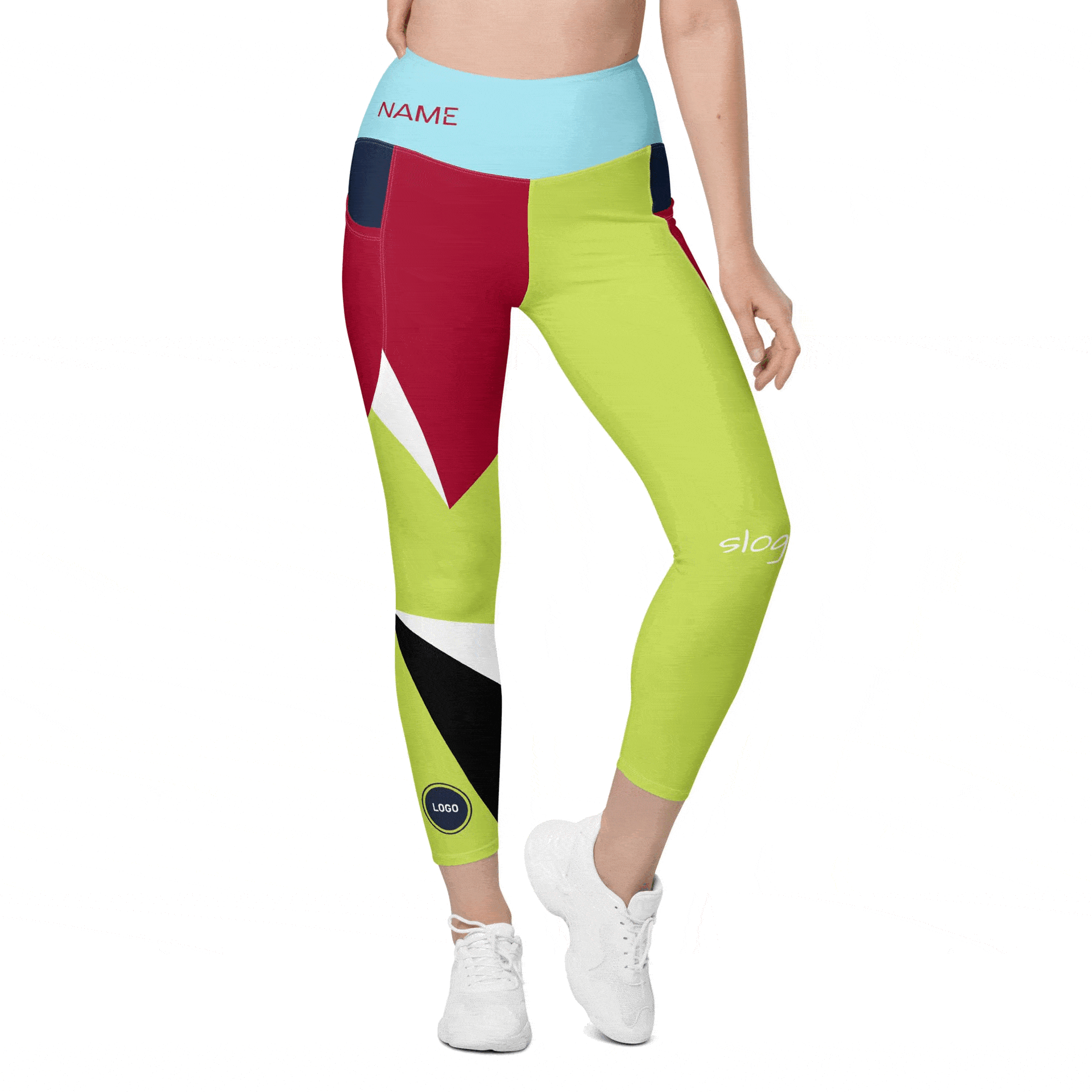 TOV Leggins mit Taschen * Damen - Time Of Vibes