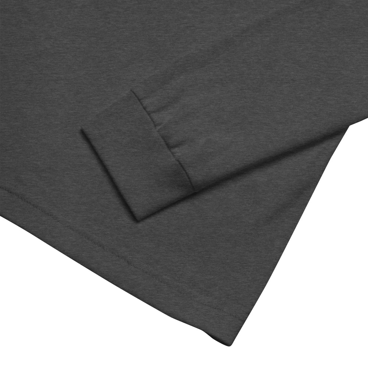 Nahaufnahme des grauen Ärmelbündchens eines CREWILD Langarmshirts