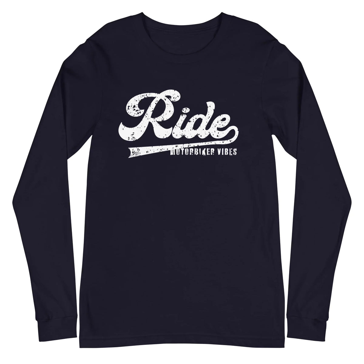 Navyblaues CREWILD Langarmshirt mit weißem &