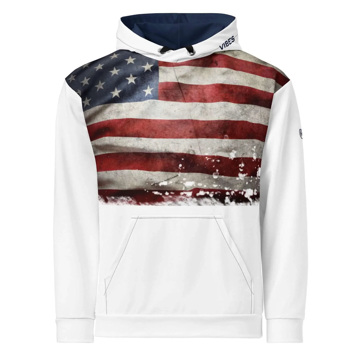 VIBES Premium Hoodie | USA (Weiß) * Unisex - Time Of Vibes