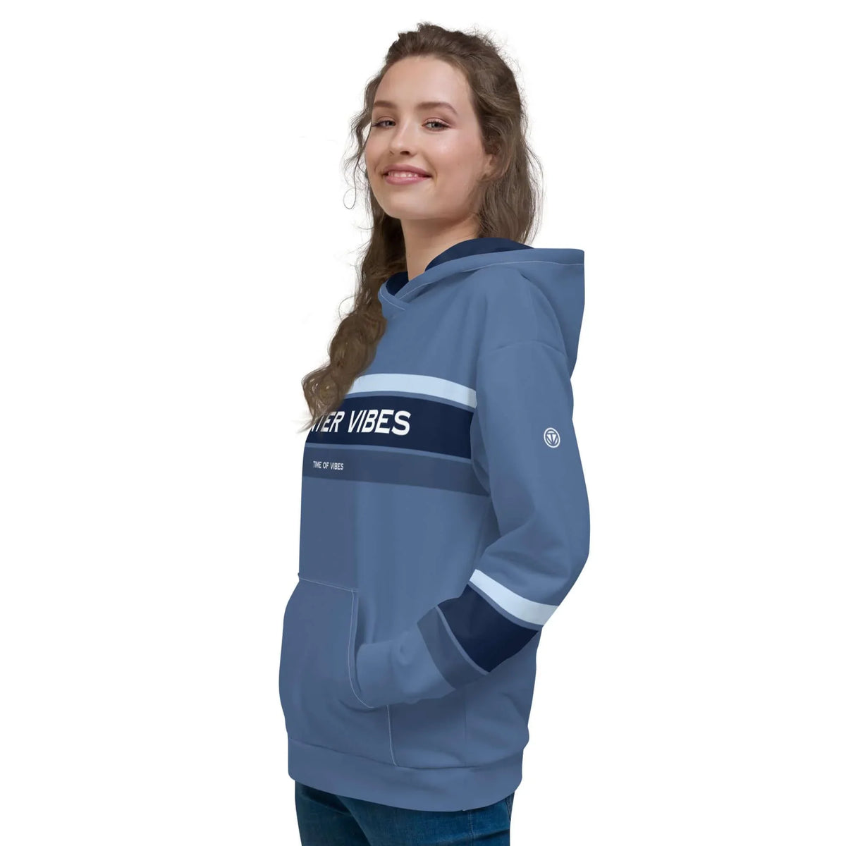 VIBES Premium Hoodie | WINTER (Blau) * Unisex - Time Of Vibes