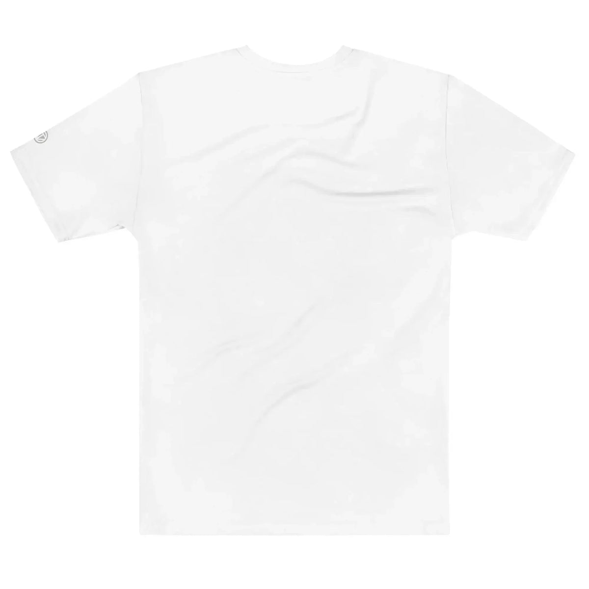 VIBES Premium T-Shirt Rückenansicht, weiß, dezentes Logo auf Ärmel, Unisex Basic