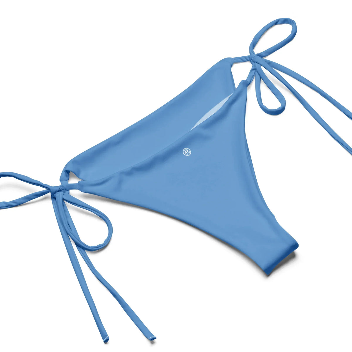 Hellblauer CREWILD Schnür-Bikini-Unterteil in der Farbe WAVES auf weißem Hintergrund