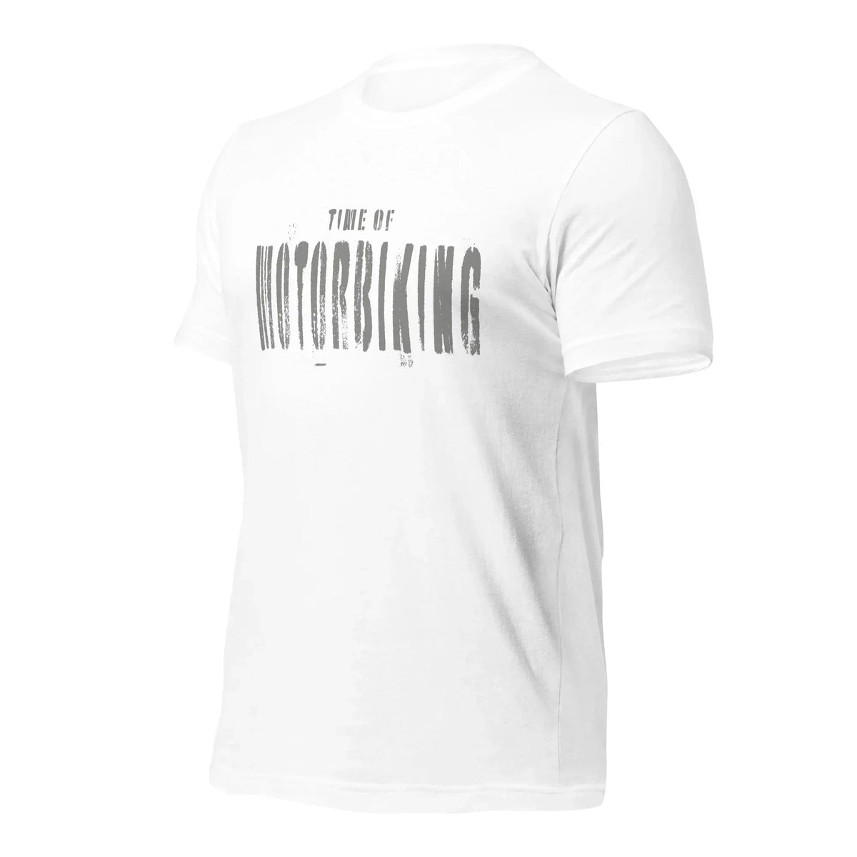 Weißes CREWILD Unisex T-Shirt mit grauem &