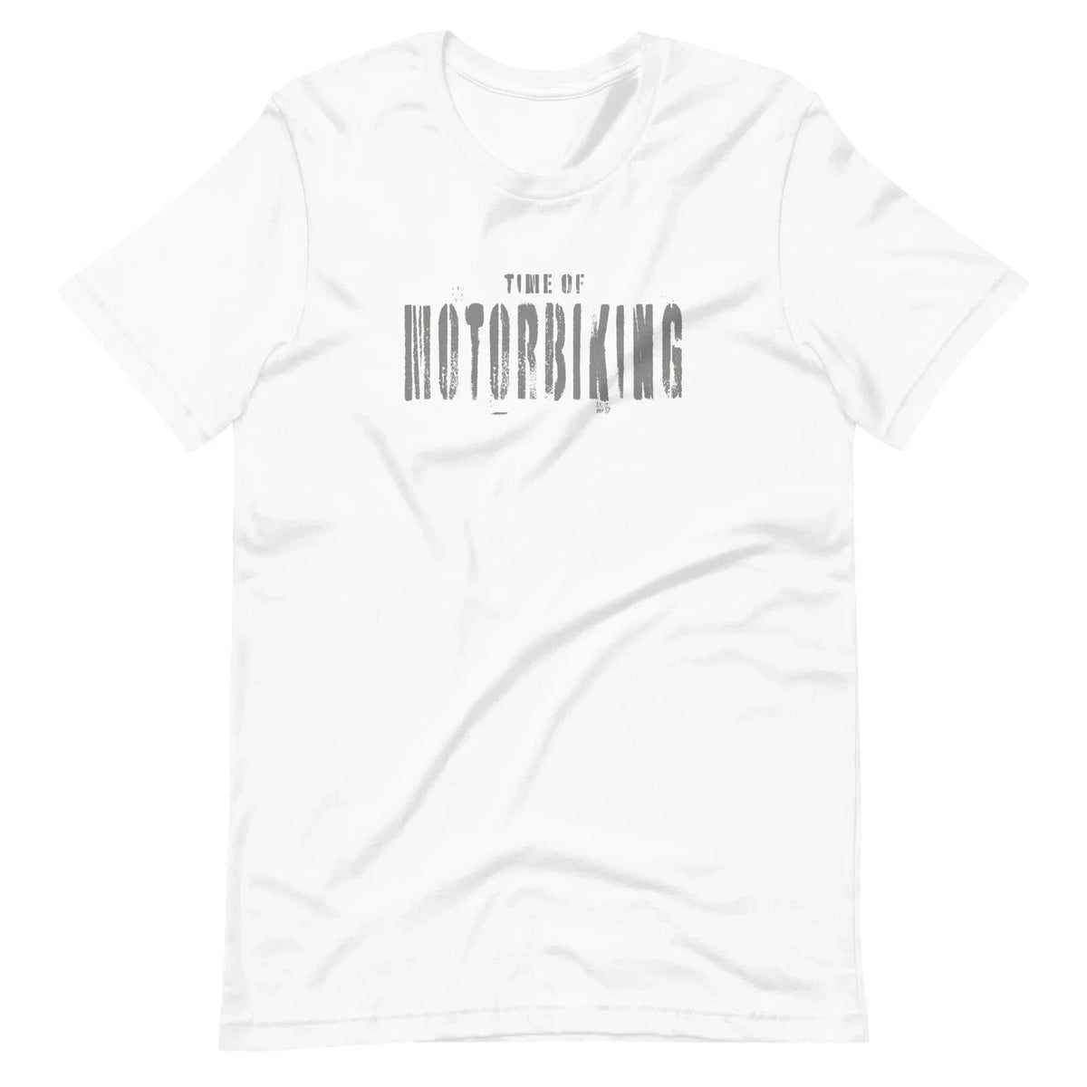 Weißes Unisex CREWILD T-Shirt mit grauem &