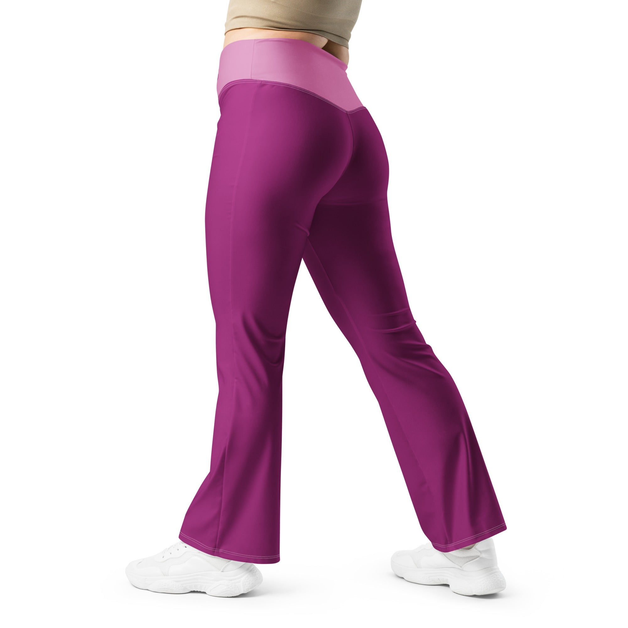 TOV Leggings mit Schlag | VIBES (Pink) - Time Of Vibes