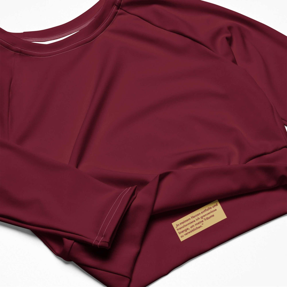MAOB Langarm Crop Top | FEUER - Time Of Vibes