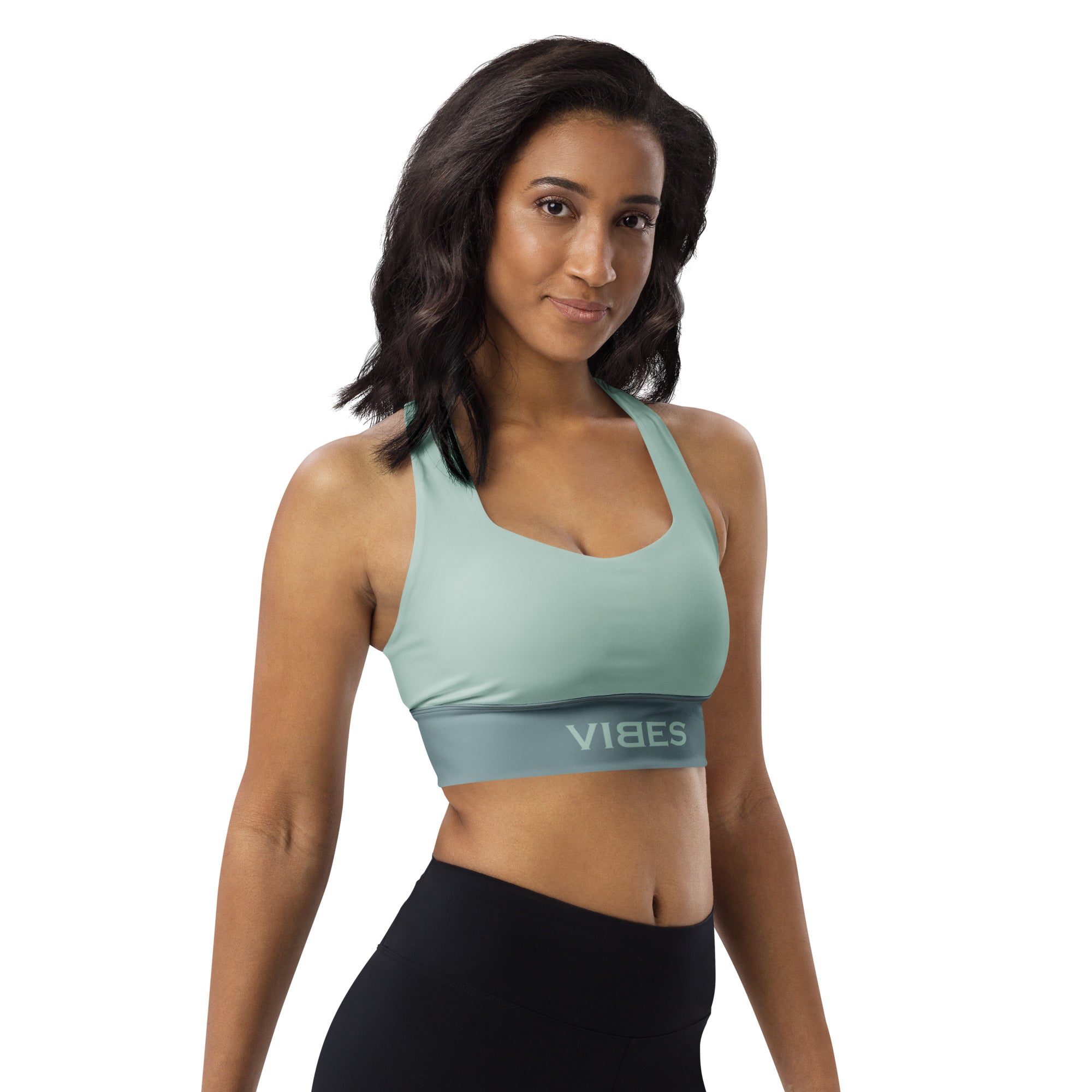 TOV Langer Sport-BH | VIBES (Graublau) - Time Of Vibes