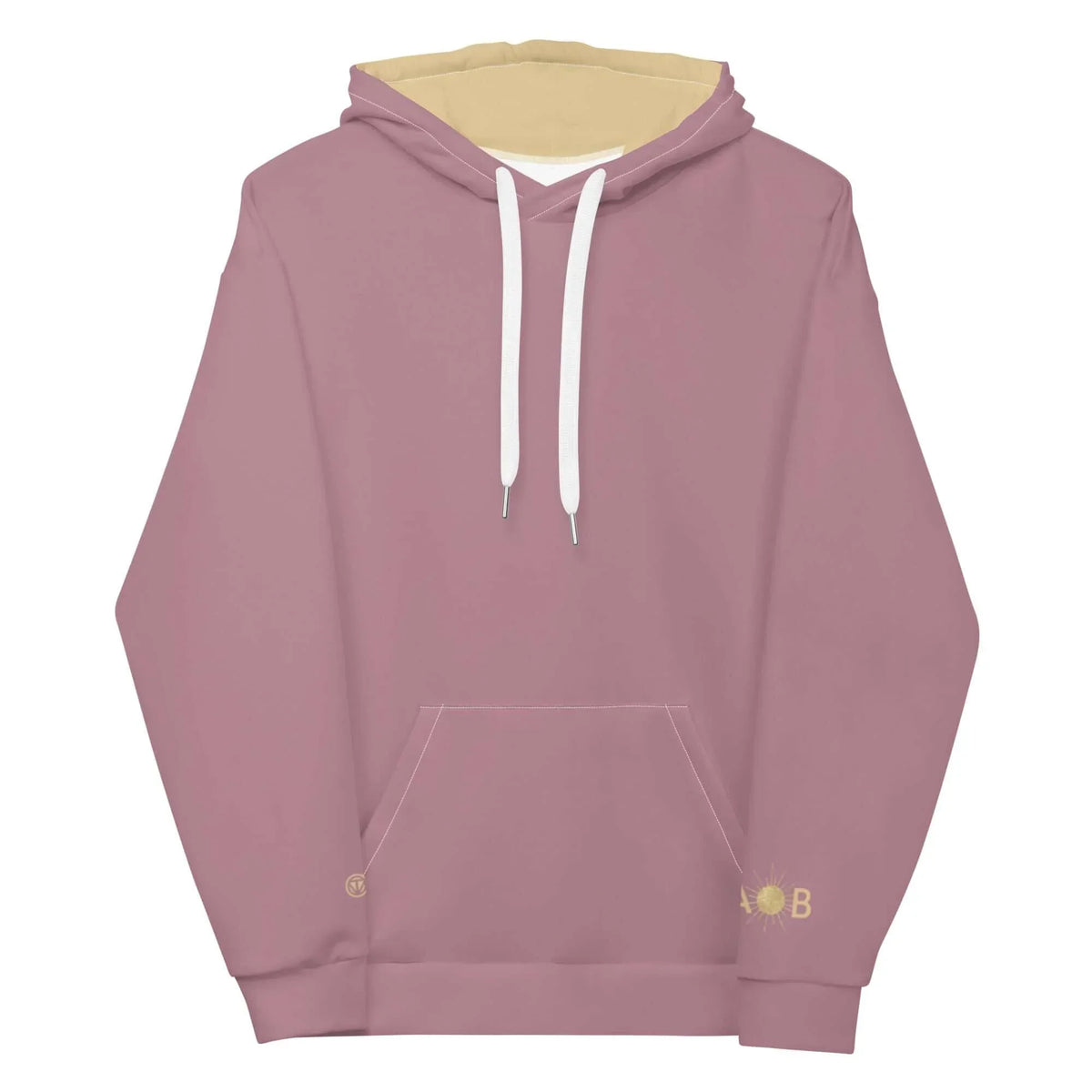 Altrosa CREWILD Damen Hoodie Modell LUFT mit Kapuze und Kängurtasche