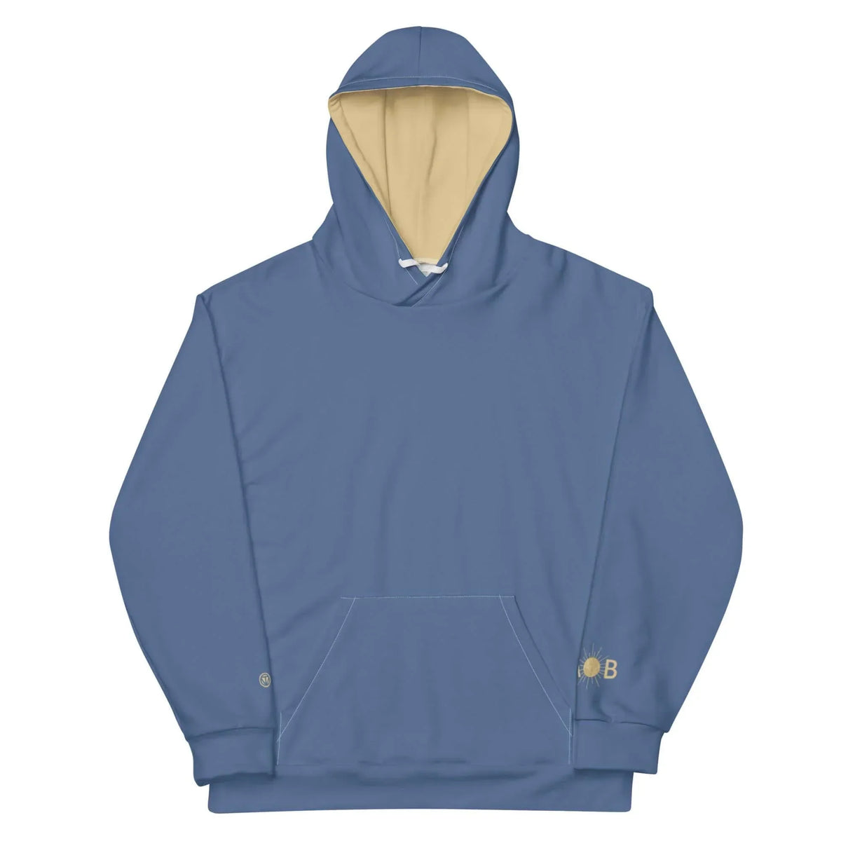 Blauer CREWILD MAOB Hoodie für Damen in der Farbe Wasser mit Kängurutasche