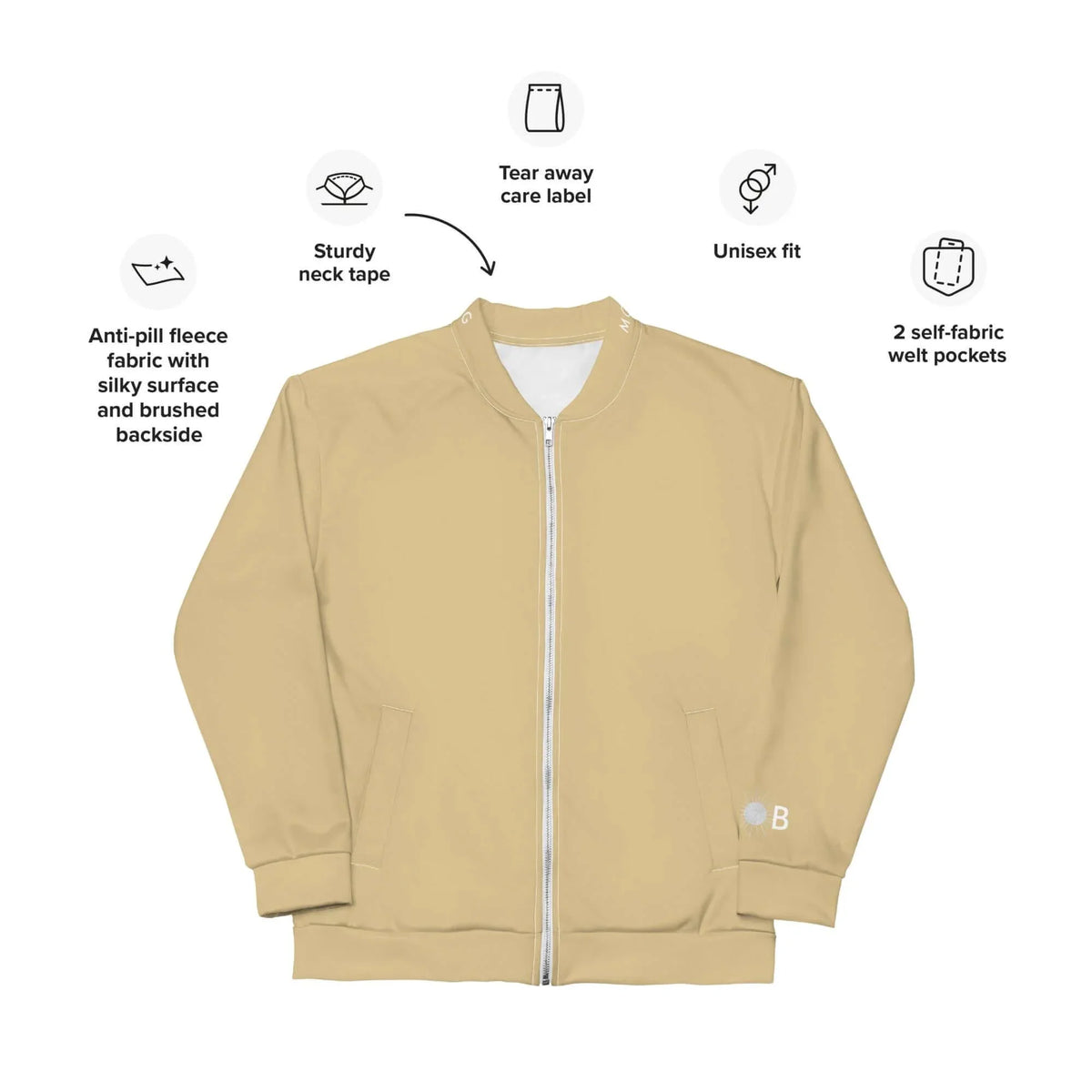 MAOB Yoga Sportjacke | Lebensblume - Time Of Vibes