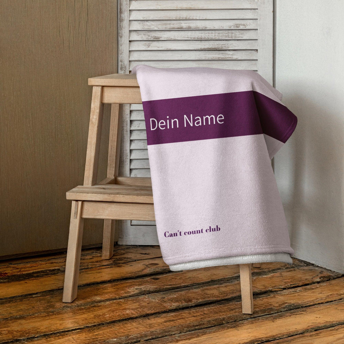 PILATES ZENTRUM Handtuch (zwei Größen) Inklusive Personalisierung! - Time Of Vibes