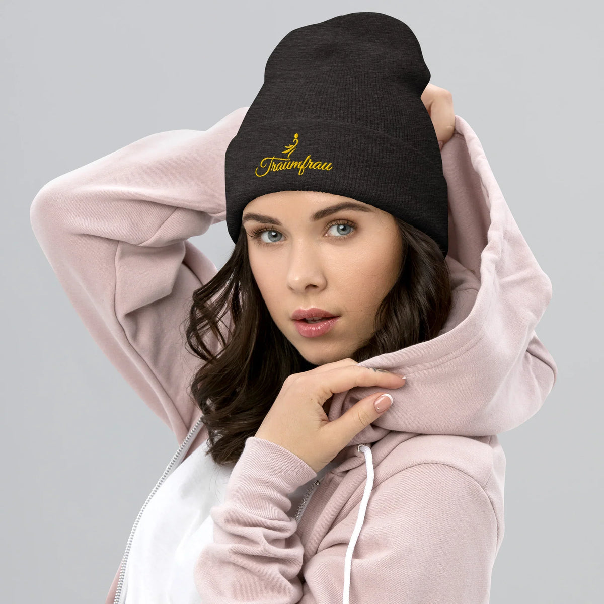 TOV Stoff-Beanie | TRAUMFRAU (viele Farben) - Time Of Vibes