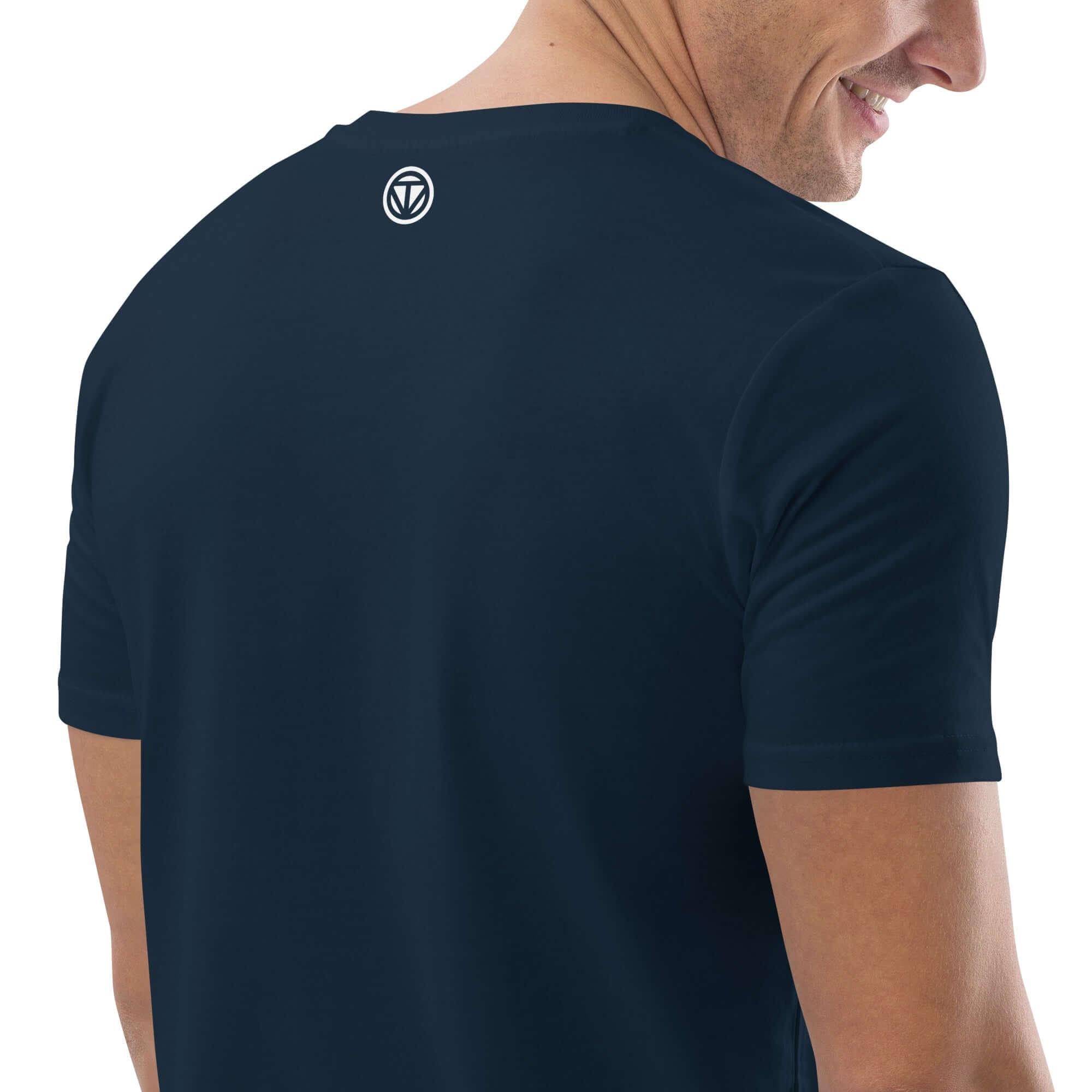 VIBES Bio-Baumwoll T-Shirt Herren | CURVE (Dunkelblau) - Time Of Vibes
