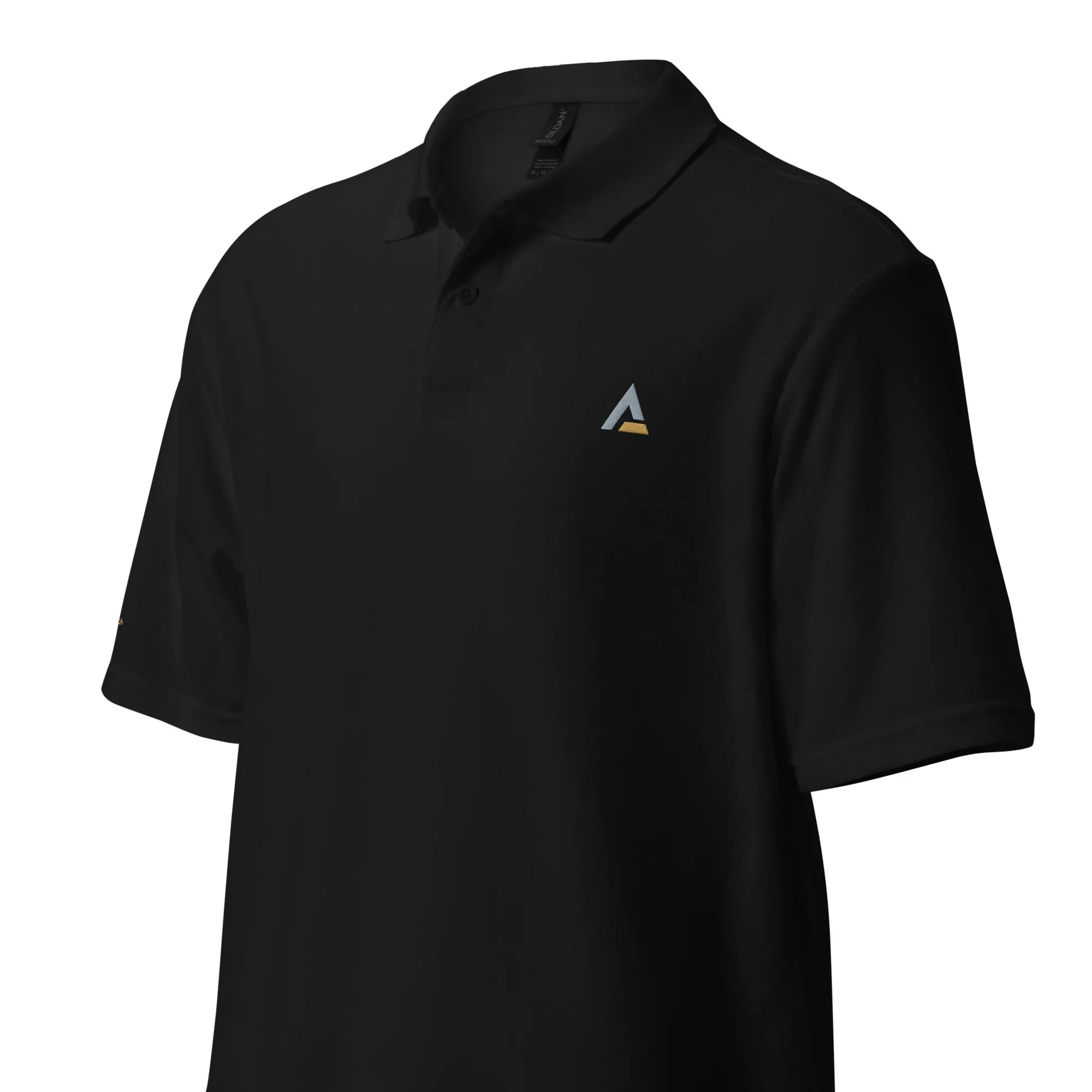 Unisex Piqué-Poloshirt (Schwarz) - Time Of Vibes