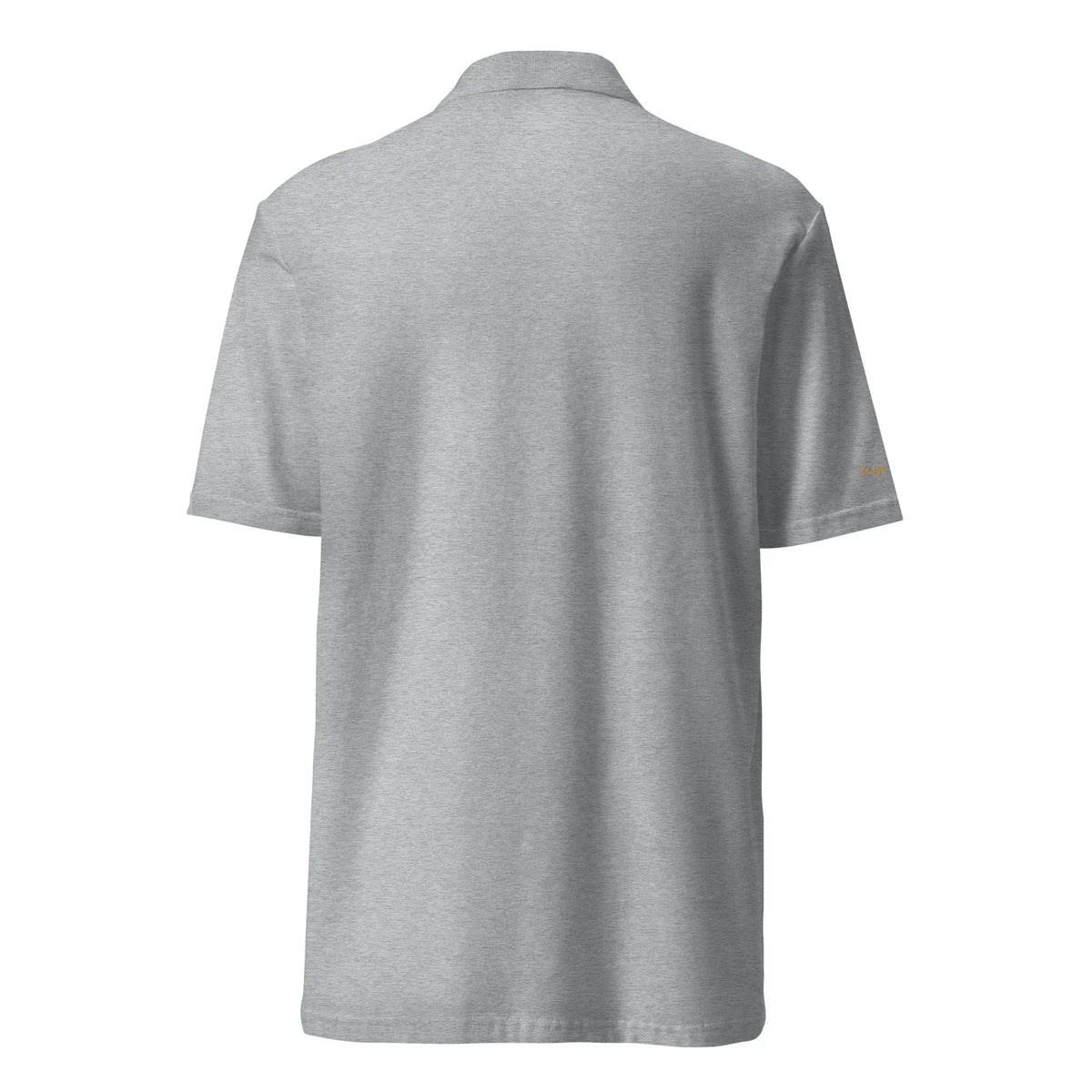 Unisex Piqué-Poloshirt (Grau) - Time Of Vibes
