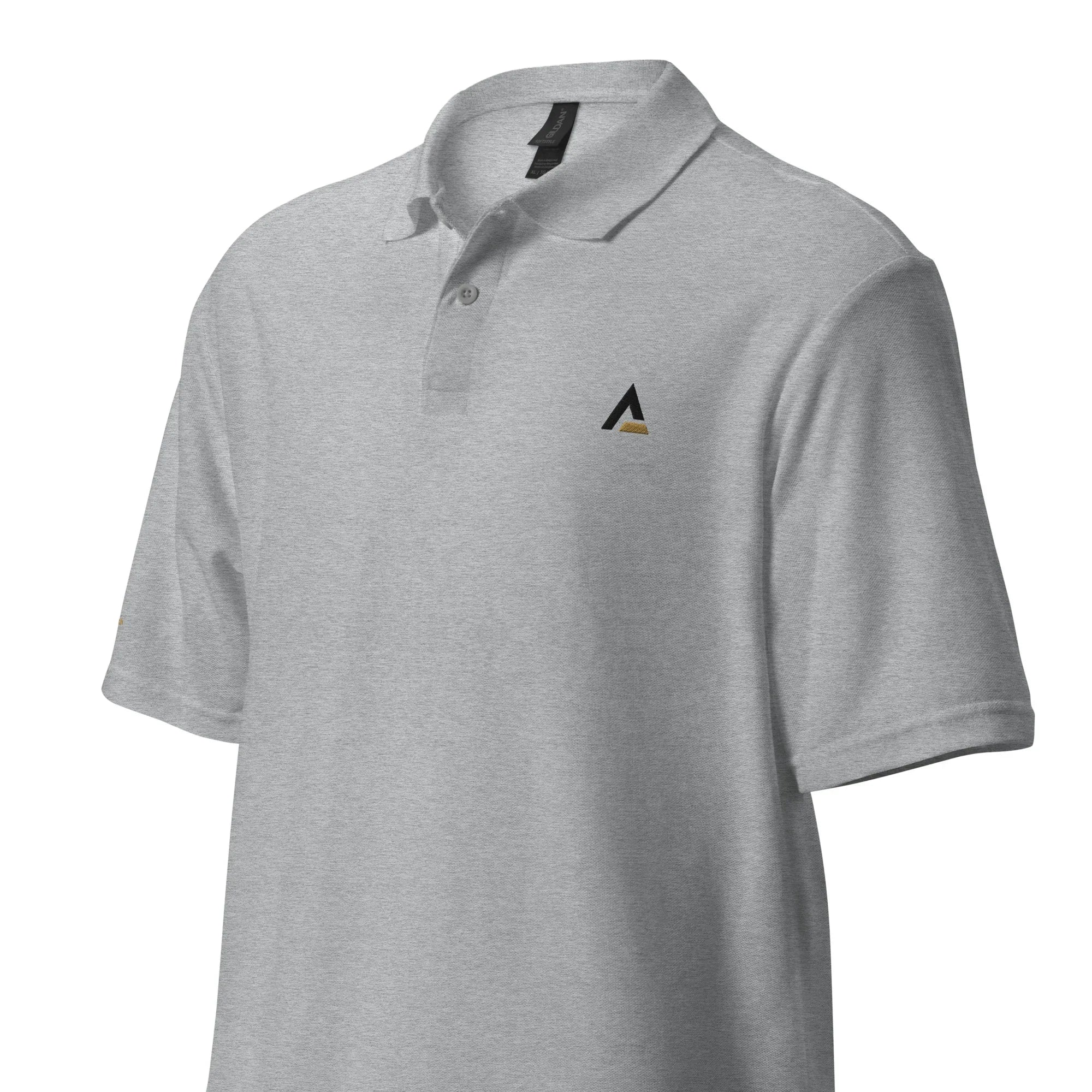 Unisex Piqué-Poloshirt (Grau) - Time Of Vibes