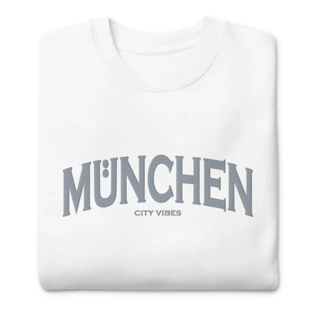 Weißes T-Shirt mit grauem Aufdruck &