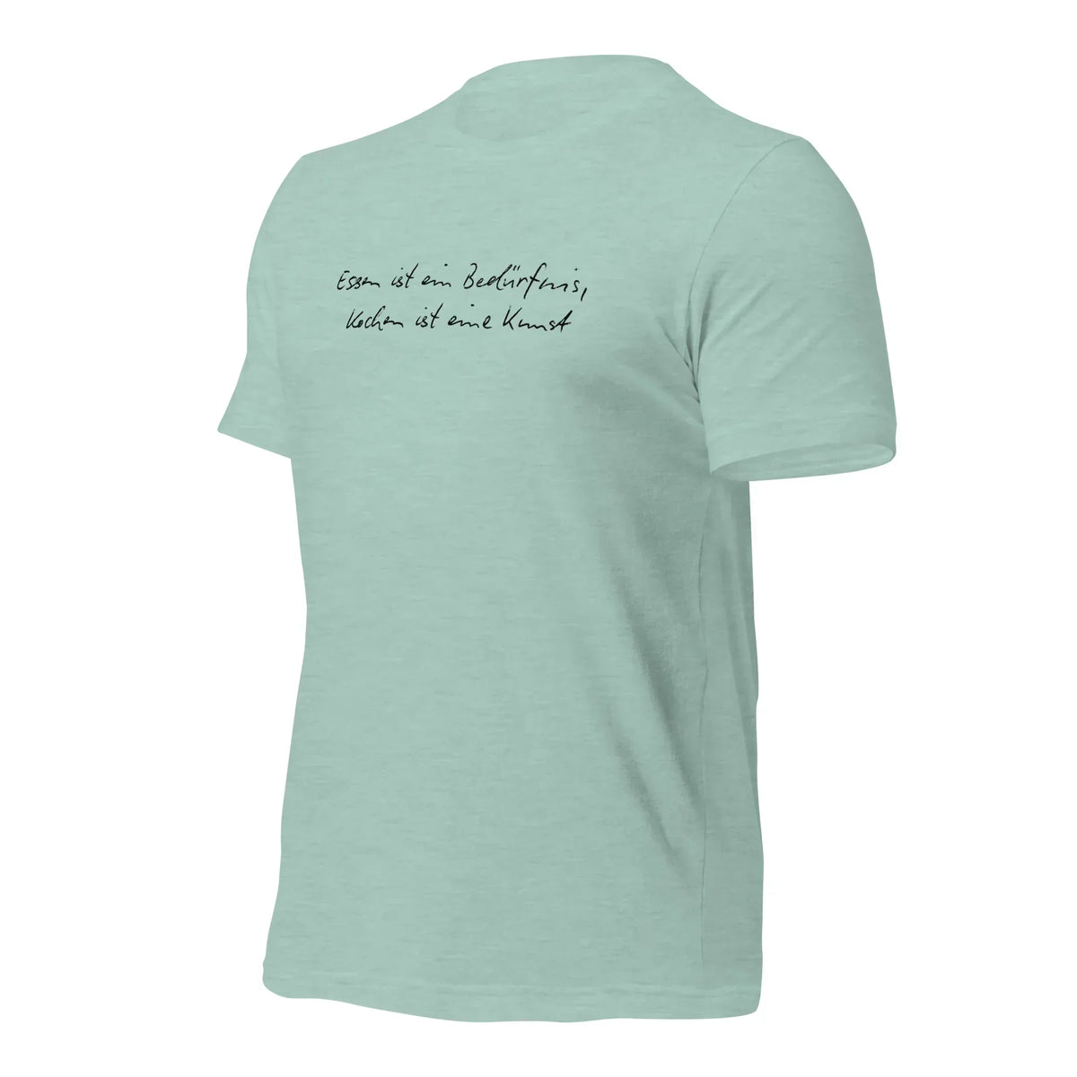 Rückseite eines hellgrünen CREWILD Unisex T-Shirts mit dem Schriftzug &