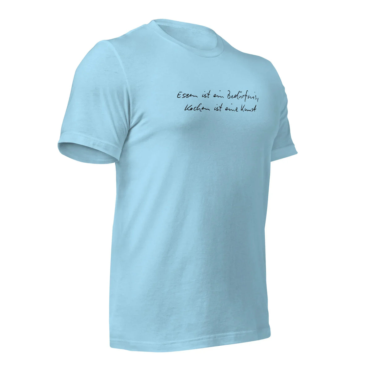 Hellblaues Unisex T-Shirt von CREWILD mit dem Spruch &