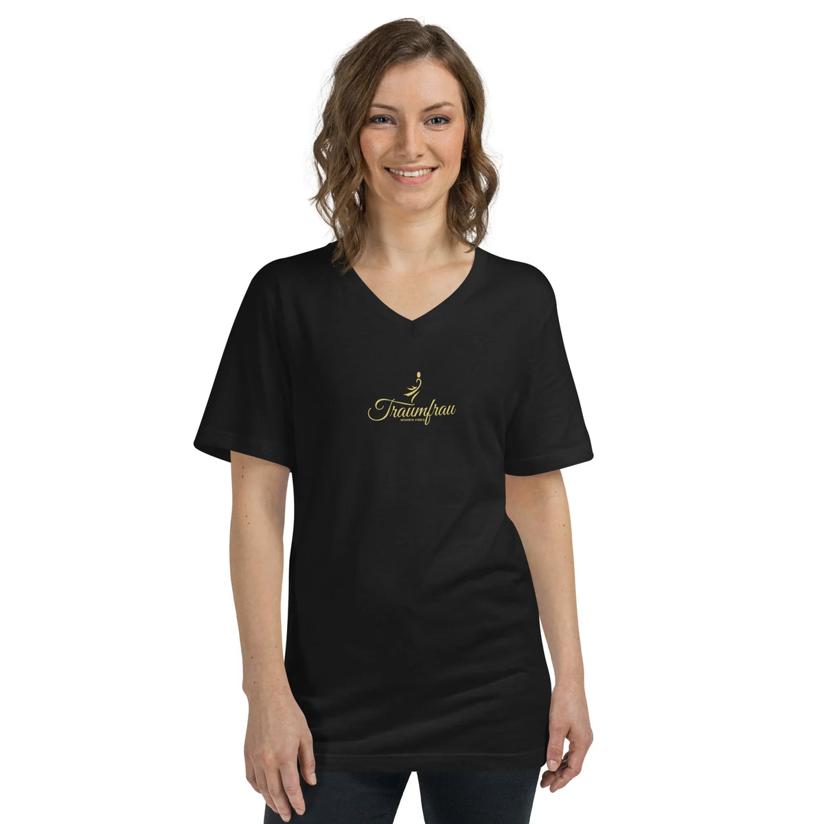 TOV T-Shirt mit V-Ausschnitt | TRAUMFRAU - Time Of Vibes
