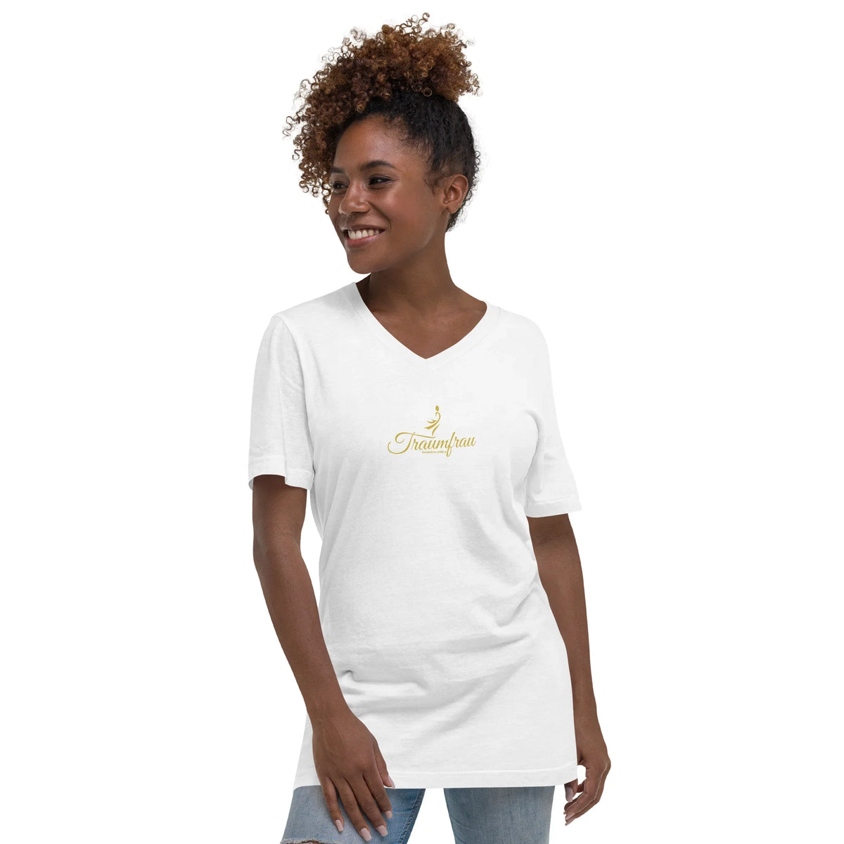 TOV T-Shirt mit V-Ausschnitt | TRAUMFRAU - Time Of Vibes