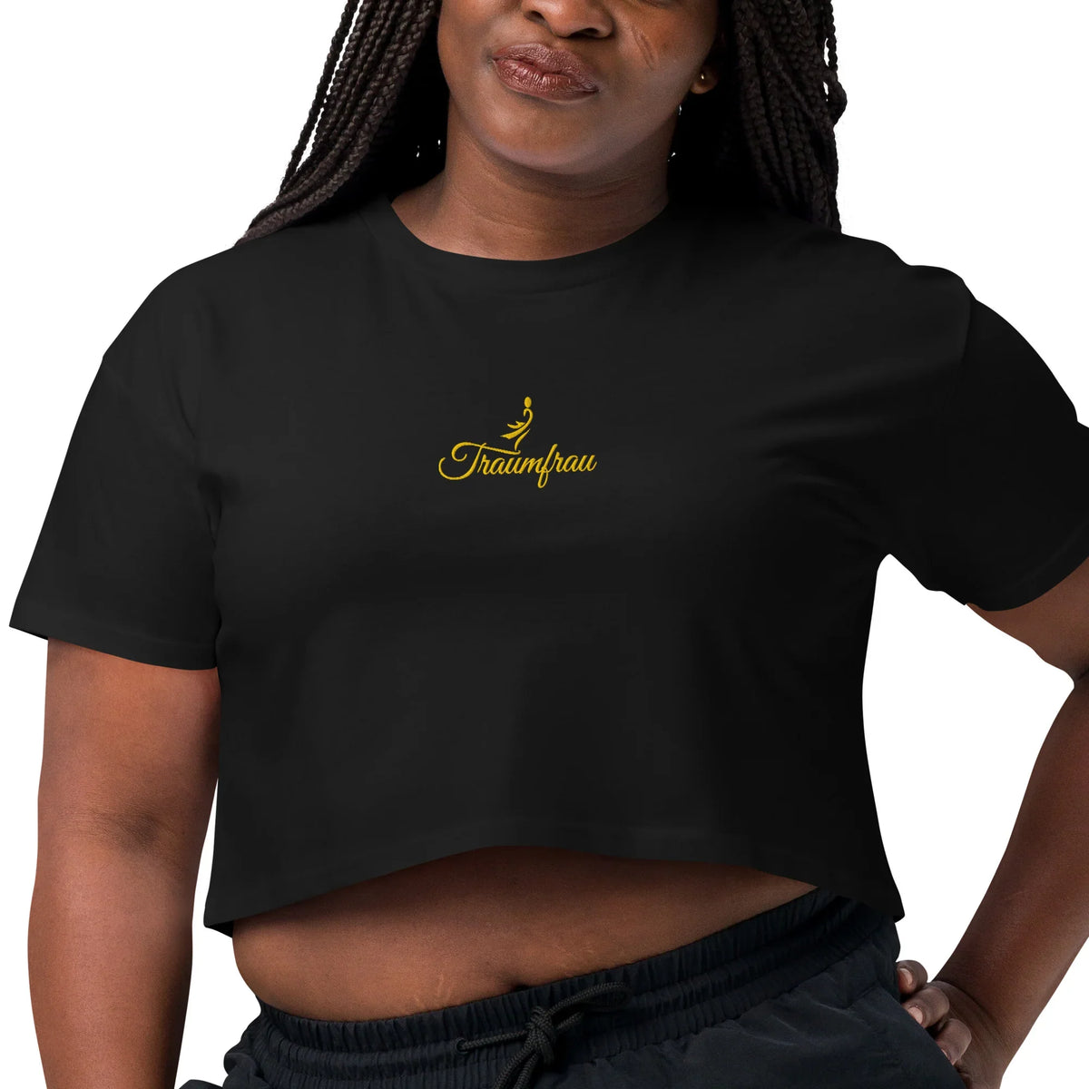 TOV Crop-Top T-Shirt | TRAUMFRAU (zwei Farben) - Time Of Vibes