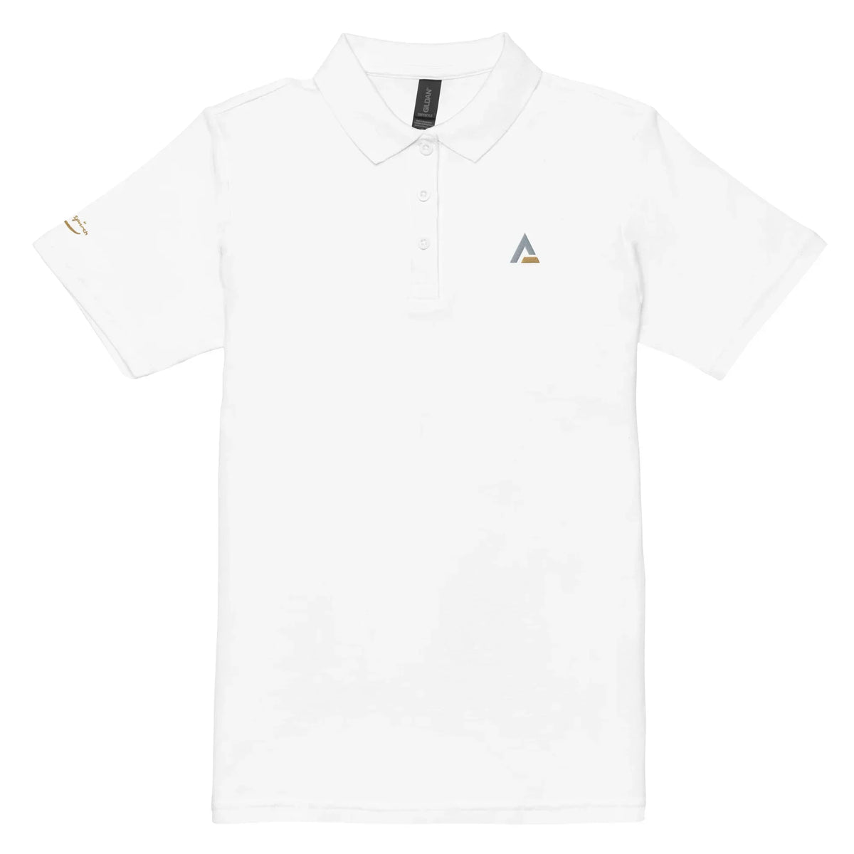 Piqué-Poloshirt für Damen (Weiß) - Time Of Vibes
