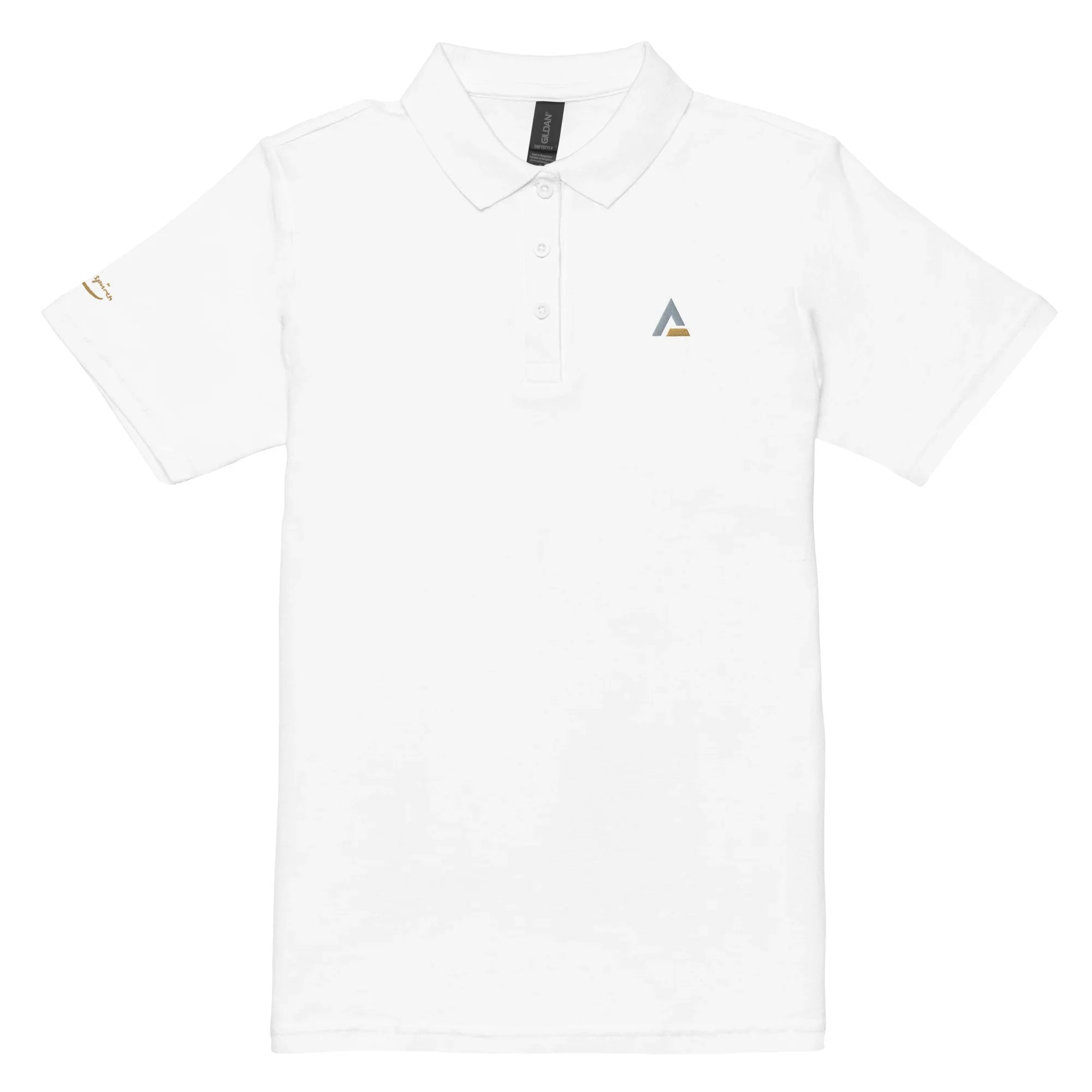 Piqué-Poloshirt für Damen (Weiß) - Time Of Vibes