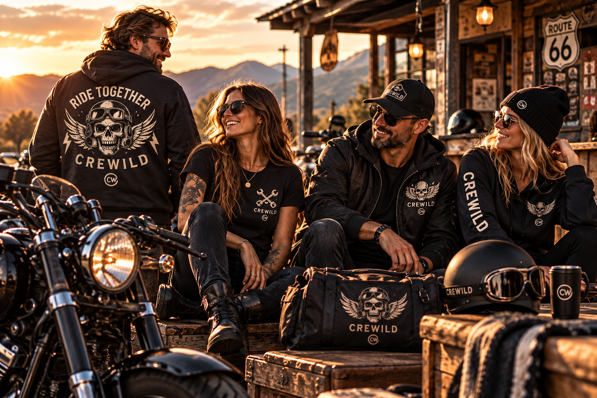 Euer Club. Euer Style. Individuelle Outfits für euren Motorradclub - CREWILD