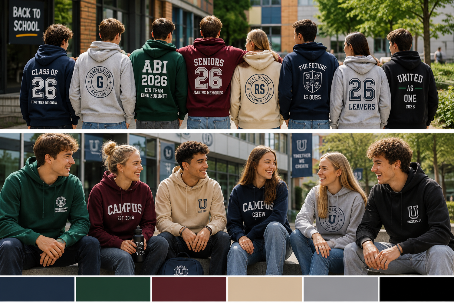 Individuelle Bekleidung für Schüler und Studenten | Time of Vibes