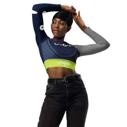 TOV Langarm Crop-Top * Damen - Time Of Vibes