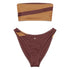 VIBES Bandeau-Bikini STRIPE (Braun) - Time Of Vibes