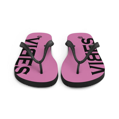 Pink Flip-Flops mit schwarzem &