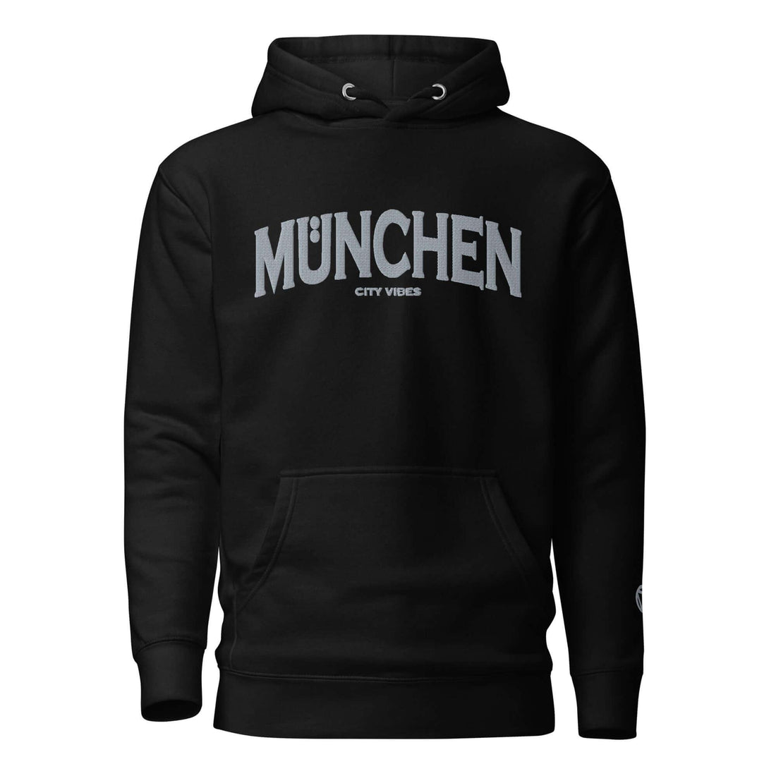 VIBES Hoodie City | MÜNCHEN (Schwarz/Grau) * Unisex - Time Of Vibes