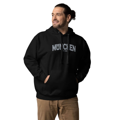 VIBES Hoodie City | MÜNCHEN (Schwarz/Grau) * Unisex - Time Of Vibes
