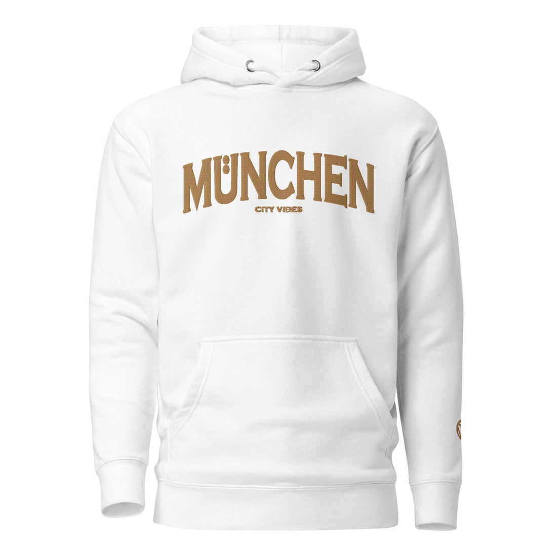 VIBES Hoodie City | MÜNCHEN (Weiß/Gold) * Unisex - Time Of Vibes