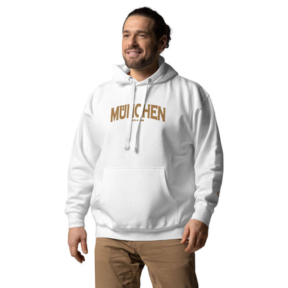 VIBES Hoodie City | MÜNCHEN (Weiß/Gold) * Unisex - Time Of Vibes