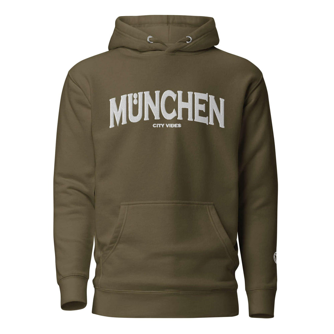 VIBES Hoodie City | MÜNCHEN (Grün/Weiß) * Unisex - Time Of Vibes