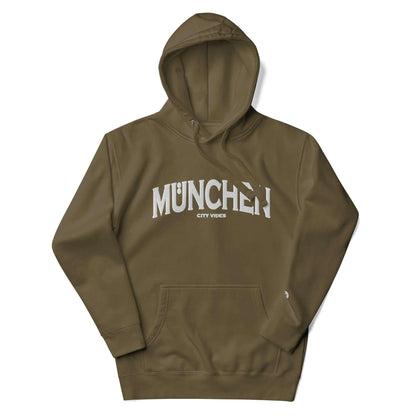 VIBES Hoodie City | MÜNCHEN (Grün/Weiß) * Unisex - Time Of Vibes