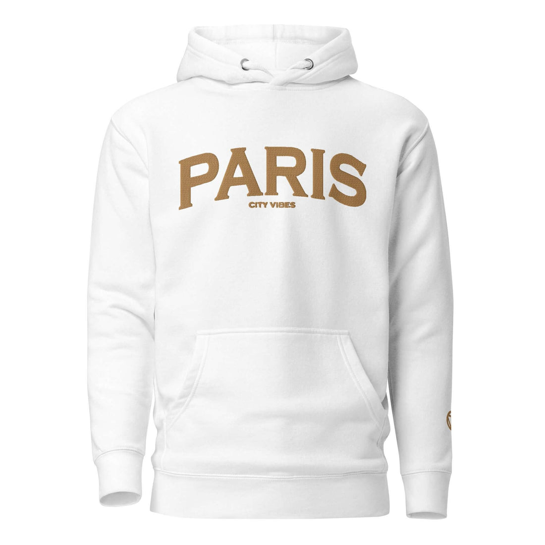 VIBES Hoodie City | PARIS (Weiß/Gold) * Unisex - Time Of Vibes