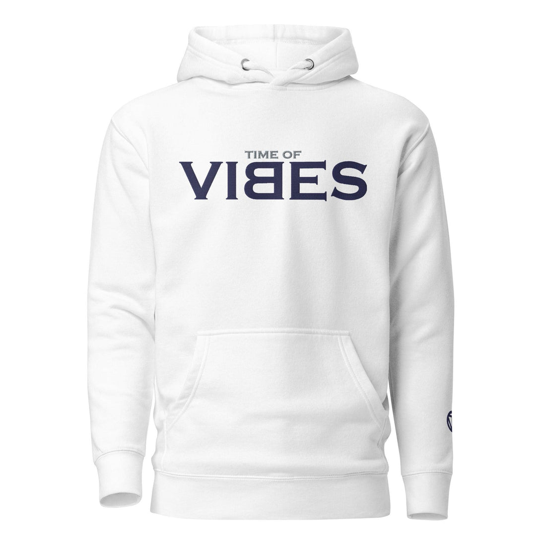 VIBES Hoodie TOV (Weiß/Blau) * Unisex - Time Of Vibes