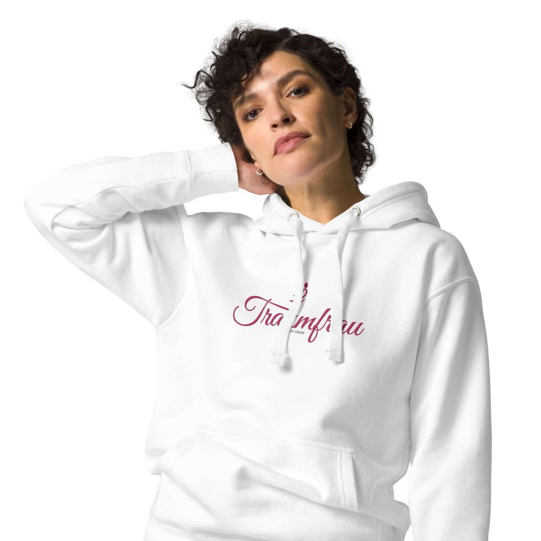 VIBES Hoodie | TRAUMFRAU (Weiß) * Damen - Time Of Vibes