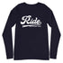 VIBES Langarmshirt | RIDE (Navy/Weiß) * Unisex - Time Of Vibes