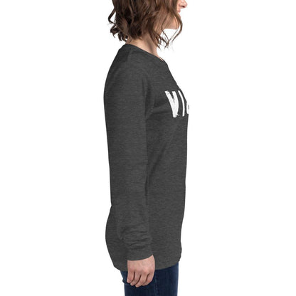 VIBES Langarmshirt TOV (Grau/Weiß) * Unisex - Time Of Vibes