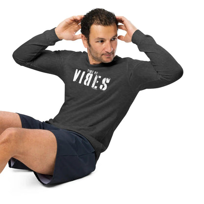 VIBES Langarmshirt TOV (Grau/Weiß) * Unisex - Time Of Vibes