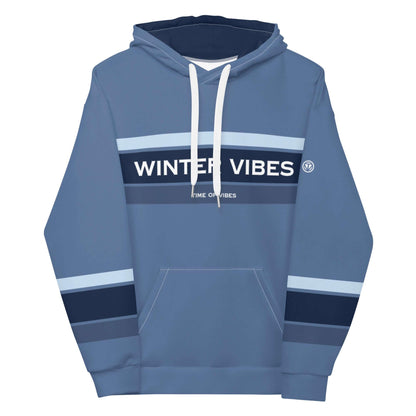 VIBES Premium Hoodie | WINTER (Blau) * Unisex - Time Of Vibes