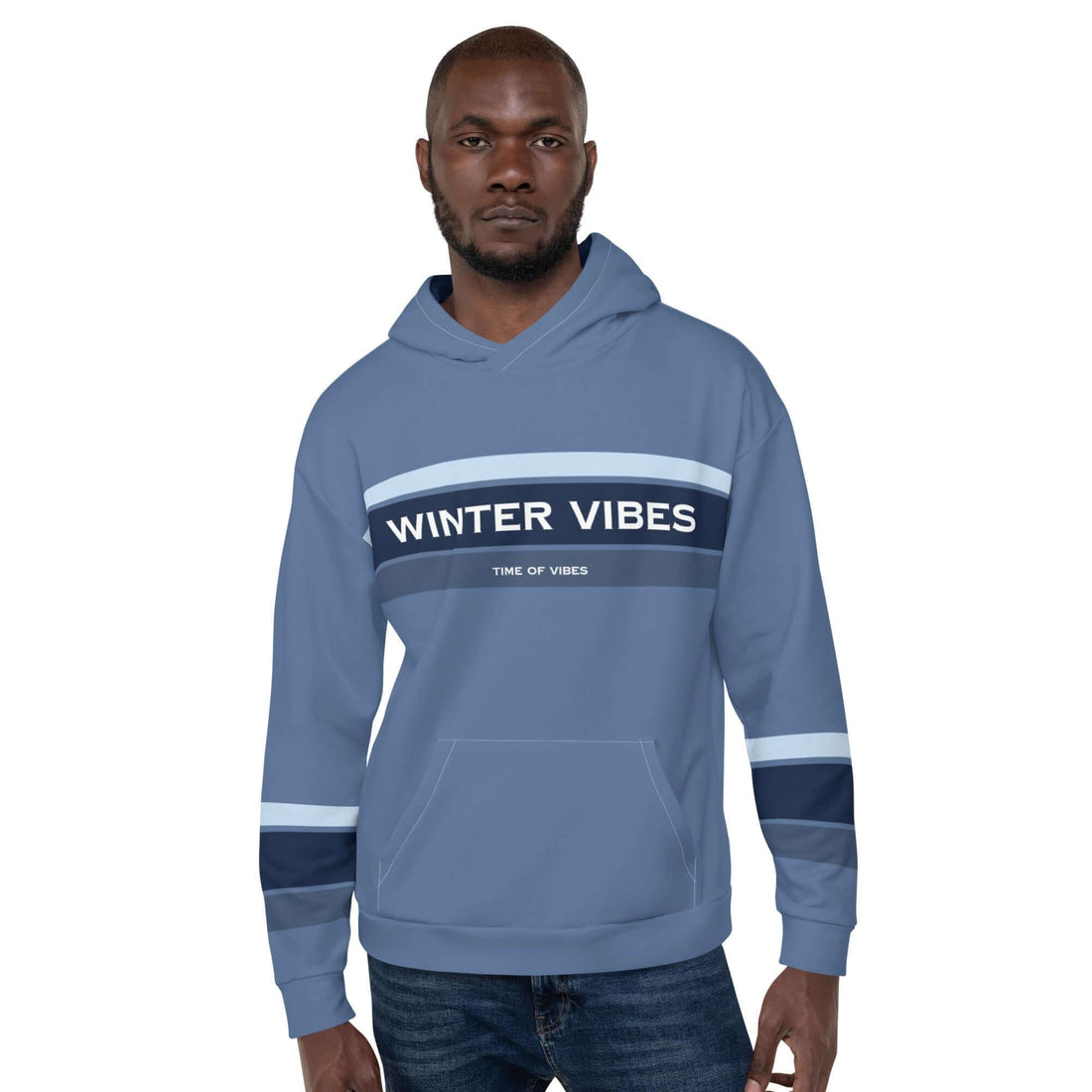 VIBES Premium Hoodie | WINTER (Blau) * Unisex - Time Of Vibes