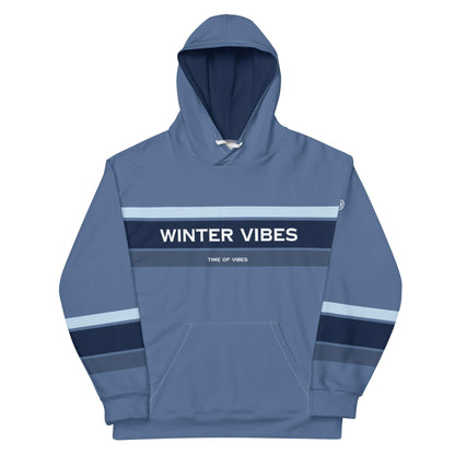 VIBES Premium Hoodie | WINTER (Blau) * Unisex - Time Of Vibes